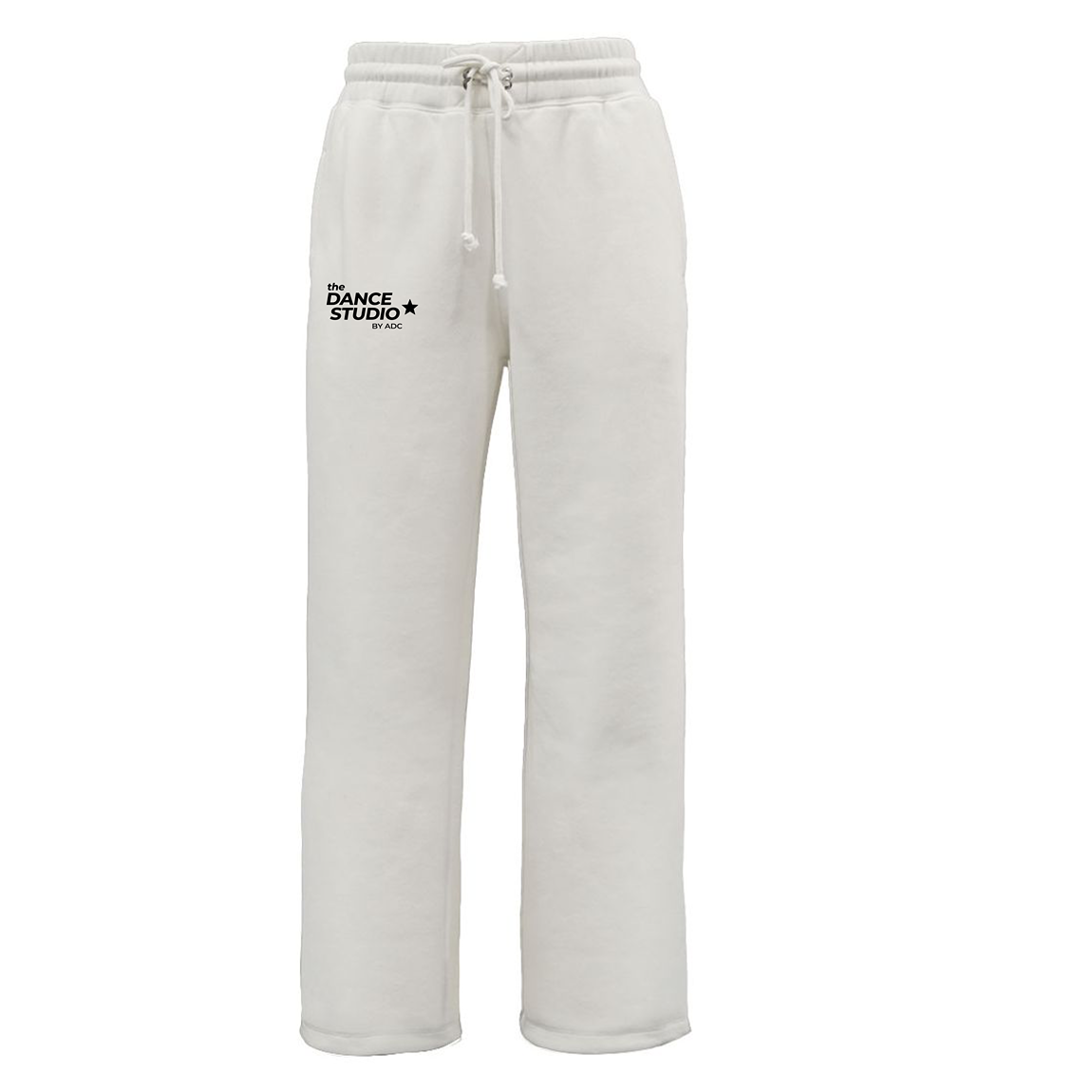 Adult Open Bottom Sweatpants (Cream)